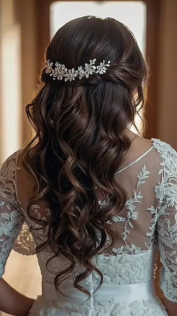 Dreamy Half Up Half Down Wedding Hair Inspirations for every Bride
