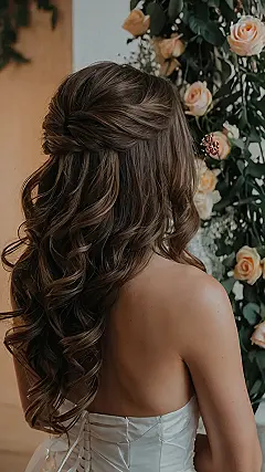 Classic Hair Down Styles for Timeless Bridesmaid Elegance