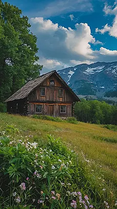 Red Roof Reflection: