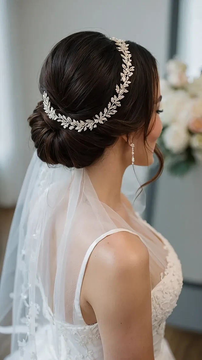 Sophisticated Wedding Hairstyles with Veil Inspirations