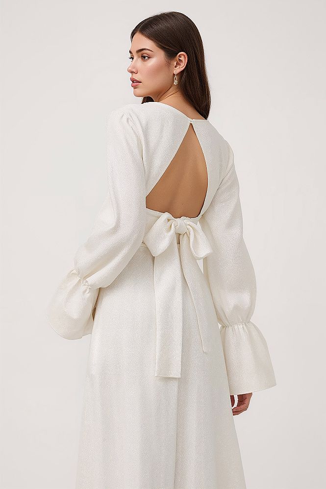 Chic Ivory Mini Dress: Your Go-To for Cocktail Parties & Bridal Events