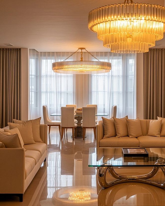 Luxury Beige & Gold Living Room: Modern Decor Ideas