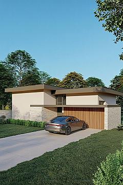 Modern Single Storey House Design with Smart Car Parking