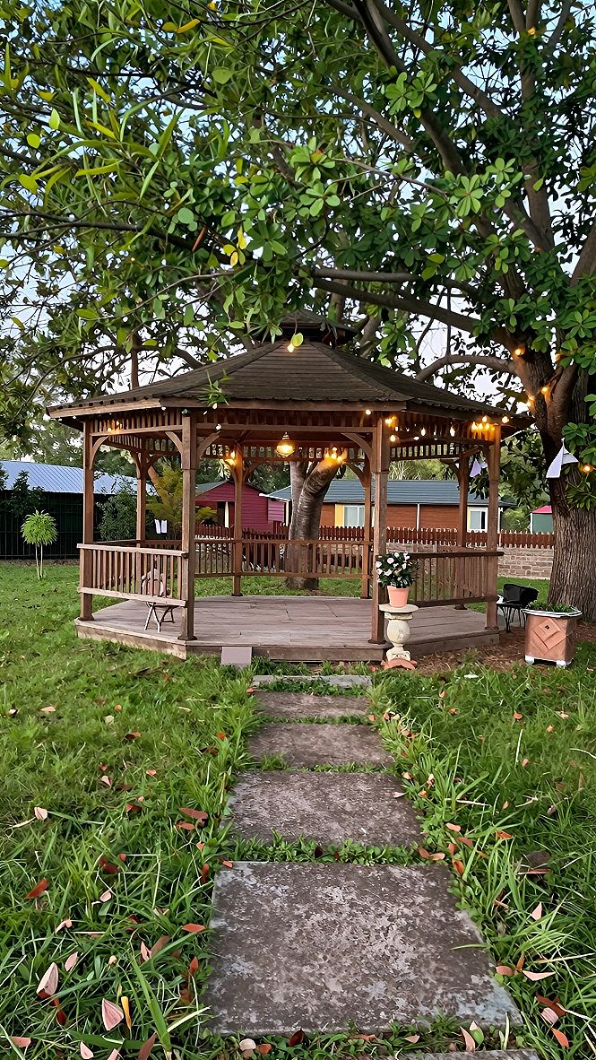 Setting Up a Wooden Gazebo for Easy Backyard Hosting