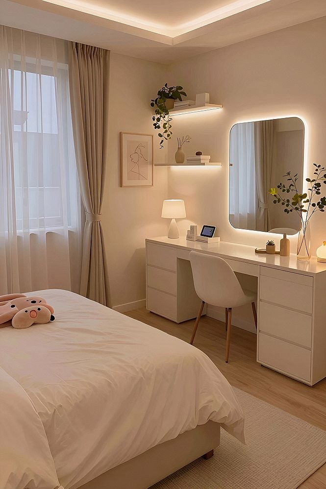 Adding a Lighted Vanity Table to Your Bedroom