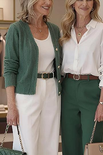 Styling Green And White Combinations For Everyday Wear