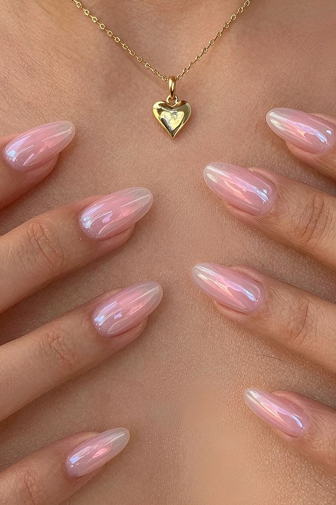 Classic Glazed Pink Manicures For Special Occasions