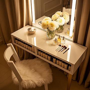 Luxurious Vanity for Elegant Adult Bedroom Aesthetics