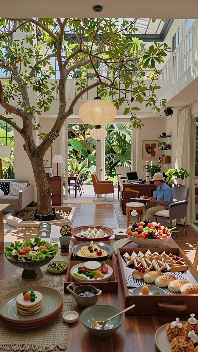 Bringing Nature Inside With an Indoor Atrium Patio