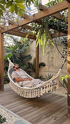 Adding a Relaxing Hammock to Your Garden Terrace