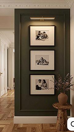 Pairing Black Staircases with Gallery Walls