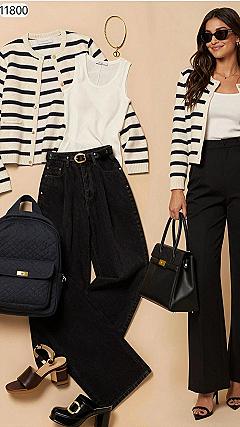 Pairing a Burgundy Blazer with Striped Tops and Trousers