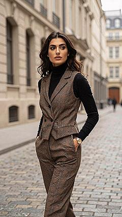 Pairing a Tailored Waistcoat with Matching Trousers