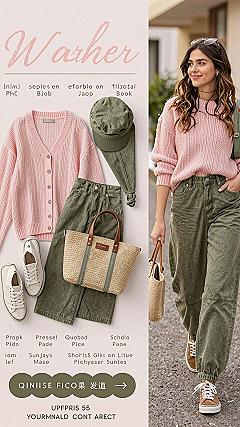 Pairing Soft Pink With Earthy Green Tones