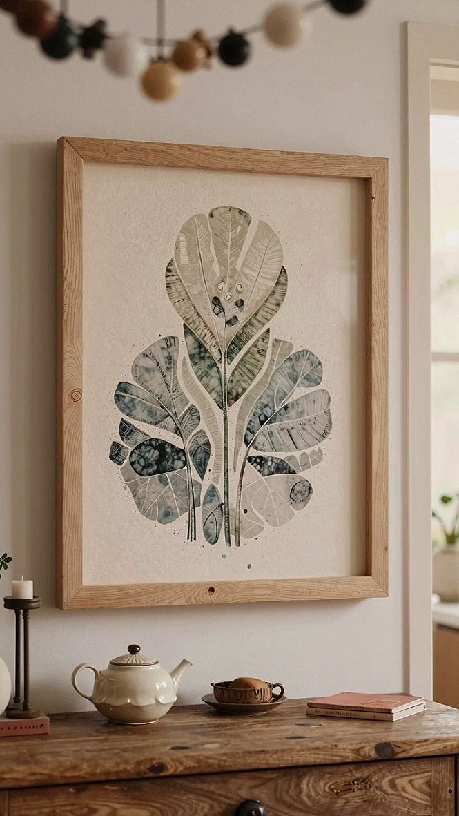 Botanical Pumpkin Print Wall Art for Autumn