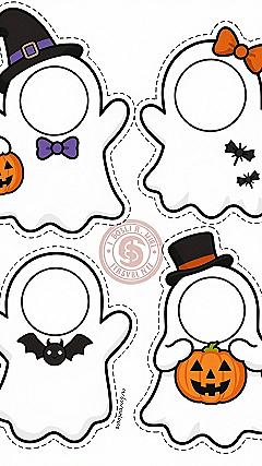 Making Cute Ghost Cutouts for Easy Halloween Decorating