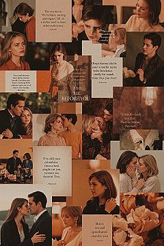 Me Before You Movie Aesthetic: Romantic Moodboard Wallpapers for iPhone