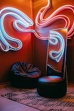 Low Budget Aesthetic Room Ideas: Neon Lights & Chill Vibes