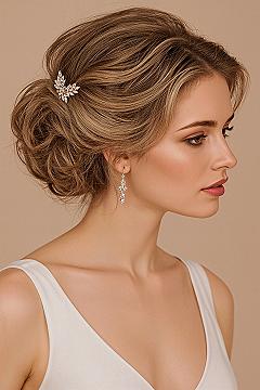 Timeless Wavy Updo: Your Dream 2025 Wedding Hairstyle