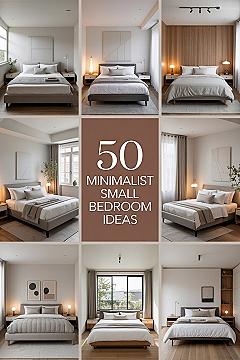 Chic & Functional Minimalist Small Bedroom Designs