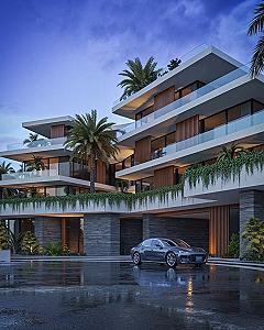 Luxury Villa Design: Modern House Outside & Tropical Landscaping