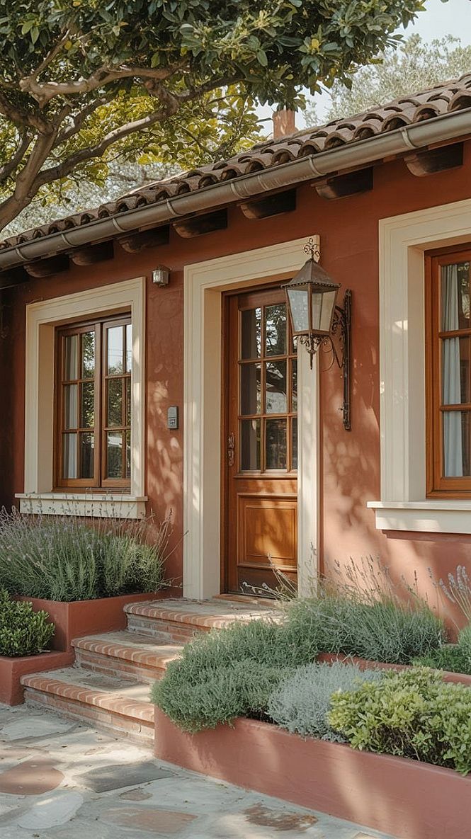 Terracotta House Exterior: Rustic Elegant Painting Ideas for Warm Homes