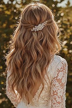 Stunning Bridal Hair Inspiration: Blonde Wedding Styles