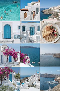 Modern Greece Moodboard: Cycladic Island Architecture & Travel Inspiration