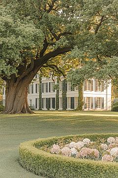 Manicured Garden Perfection for Elegant Colonial Homes