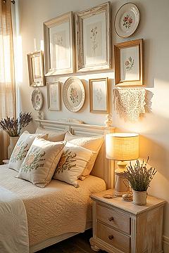 Vintage French Cottagecore: Charming Wall Decor for Bedrooms