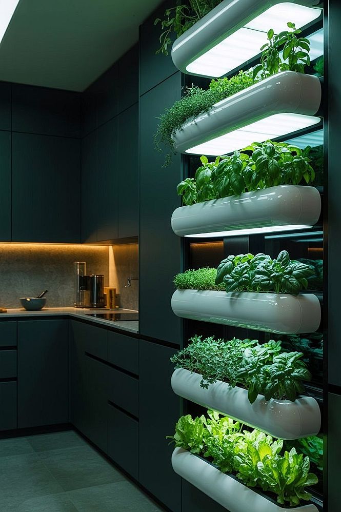 Smart Farm Vertical Garden: Hydroponic Kitchen Garden Innovation