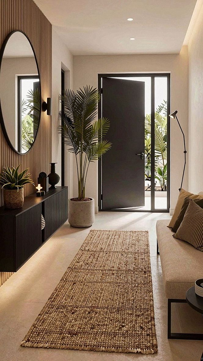 Choosing Vertical Wood Slat Accents for Your Black Staircase