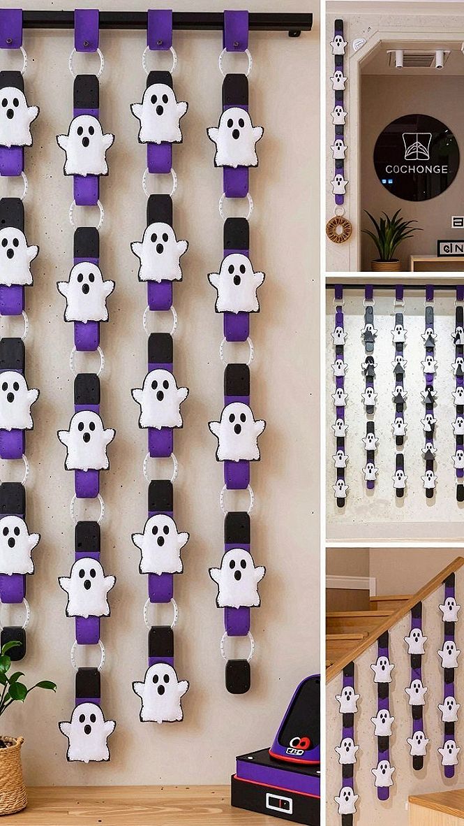 Choosing and Hanging Felt Ghost Garland Chains