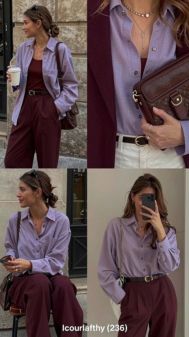 Choosing Between Solid and Patterned Lavender Shirts