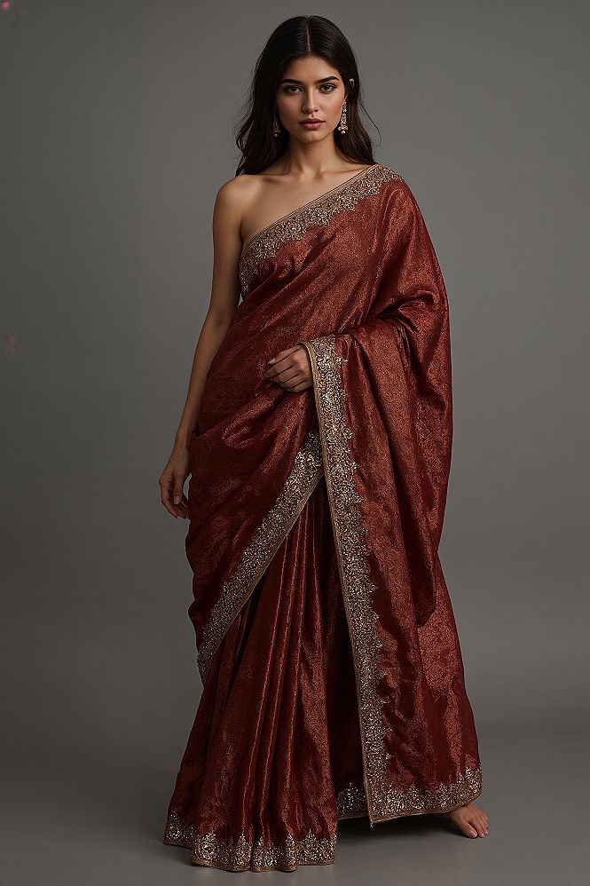 Designer Indian Gowns: Saree-Inspired Party Wear