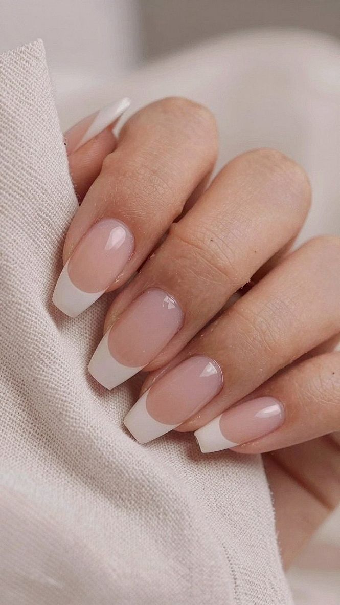 Maintaining Long Coffin French Manicures for Weddings
