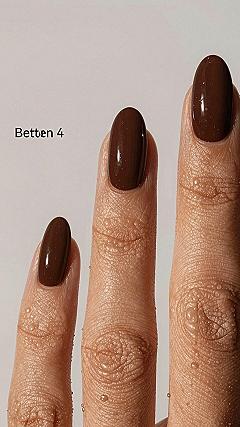 Rich Brown Solid Polish and Autumn Upkeep