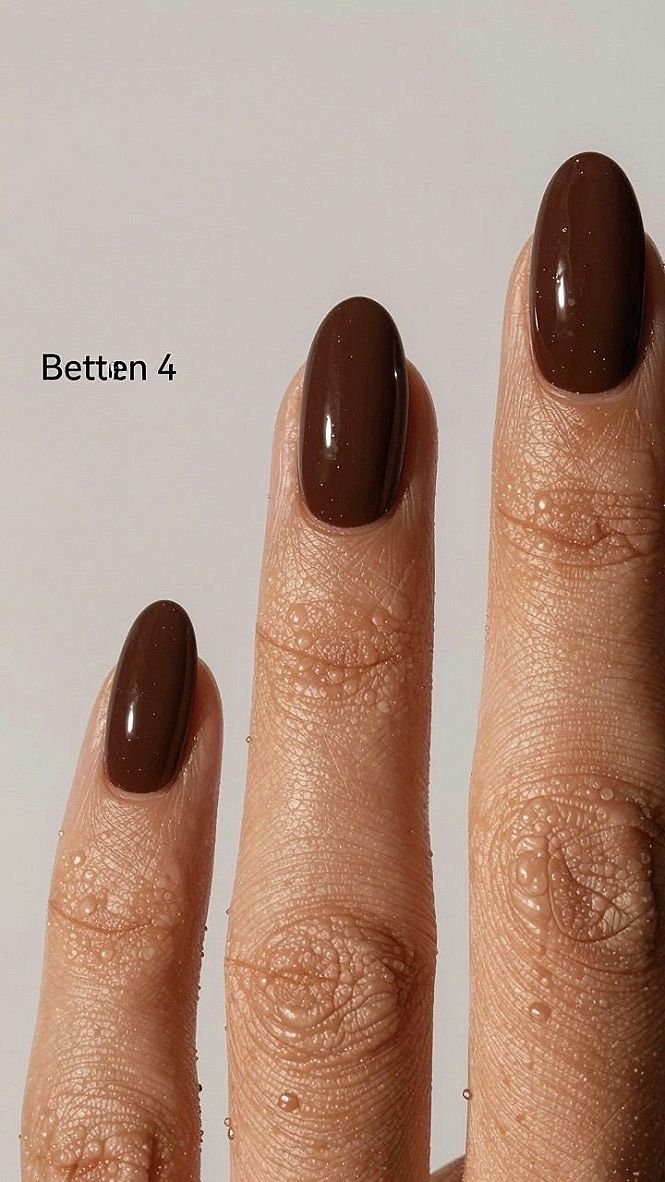 Rich Brown Solid Polish and Autumn Upkeep