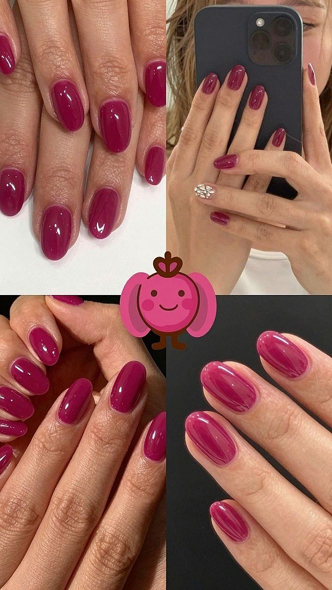 Maintaining High Shine Magenta Gel Nails Between Salon Visits
