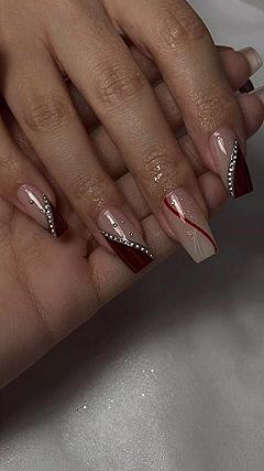 Keeping Rhinestones and Fine Lines Secure on Mocha Nails