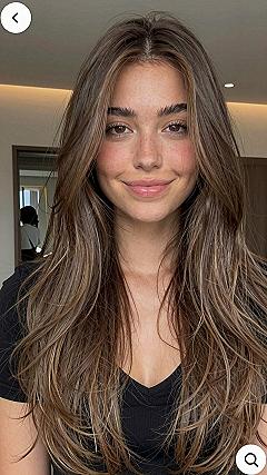 Maintaining Long Layers with Rich Mocha Balayage
