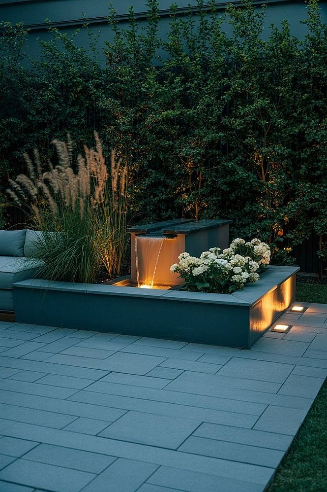 Magical Nights: Outdoor Garden Lighting for Modern Courtyards