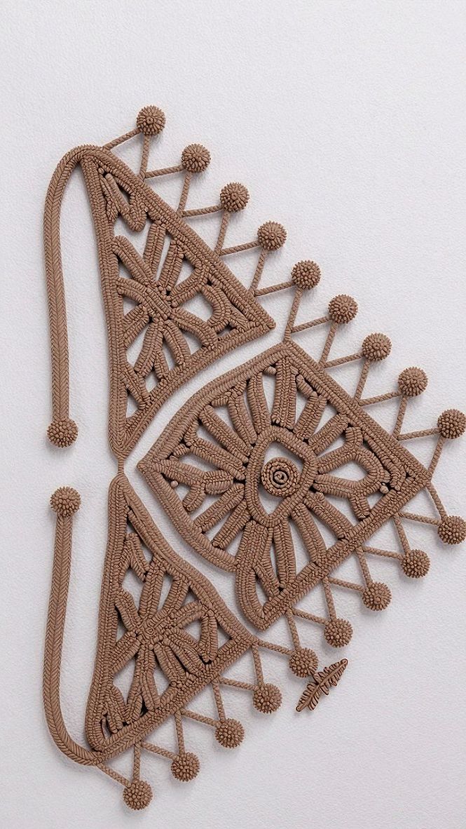Finishing Crochet Bandanas with Decorative Edges