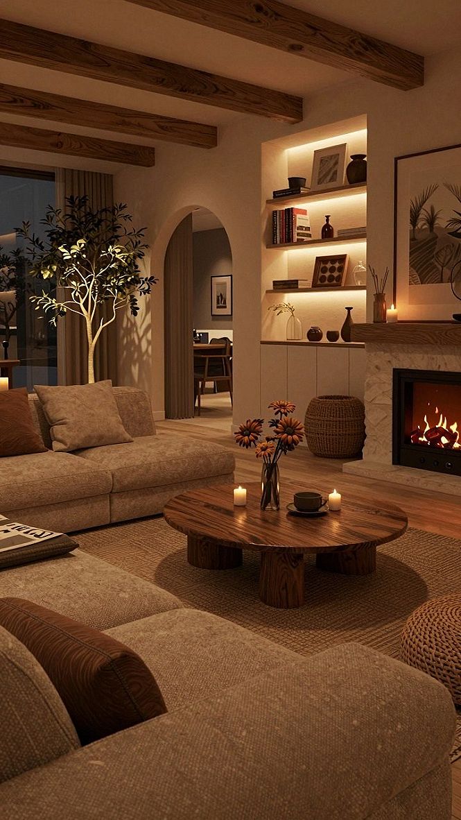 Adding Built-In Shelving and Fireplace Focal Points