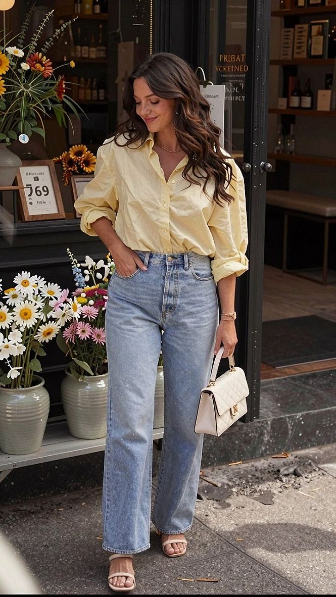 Adding a Button-Down Shirt Under Your Houndstooth Blazer