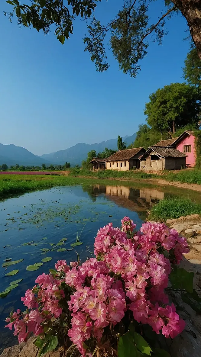 Serene Village Vista