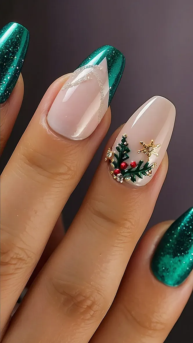 Jingle Bell Nails