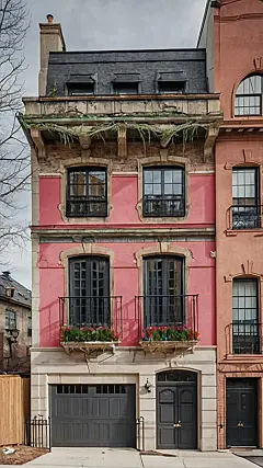 Whimsical White Stucco