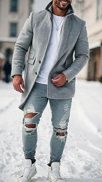 Here’s a catchy title and two paragraphs based on the image and keyword “mens winter fashion”: