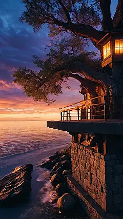 Coastal Beauty Where Sea Meets Majestic Cliffs